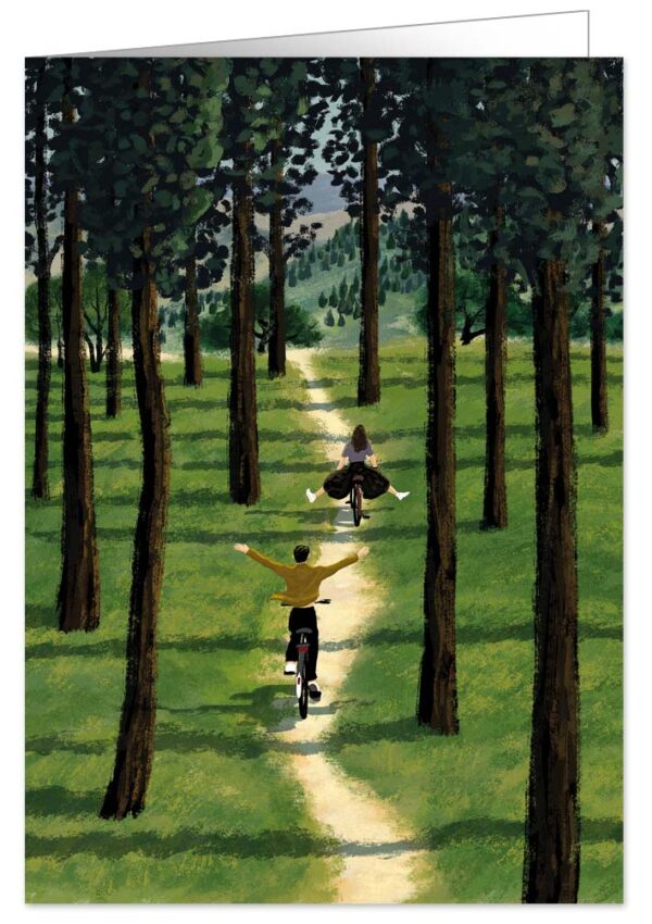 Karte CYCLING THROUGH THE WOODS