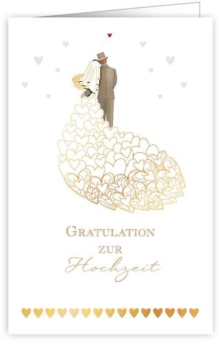 Karte GRATULATION ZUR HOCHZEIT