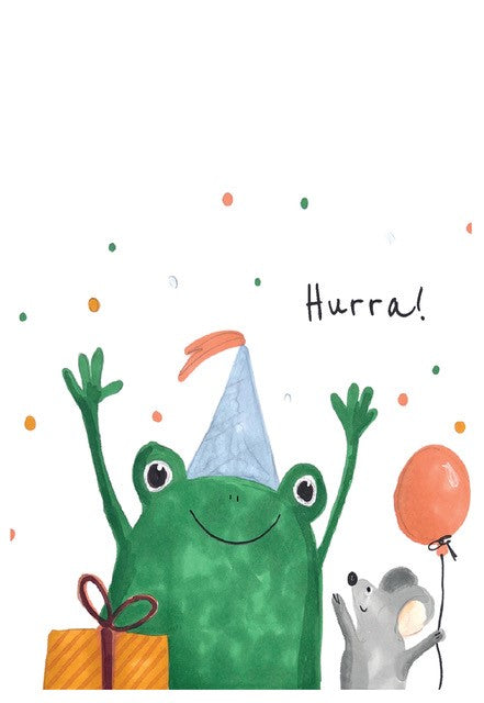 Postkarte HURRA