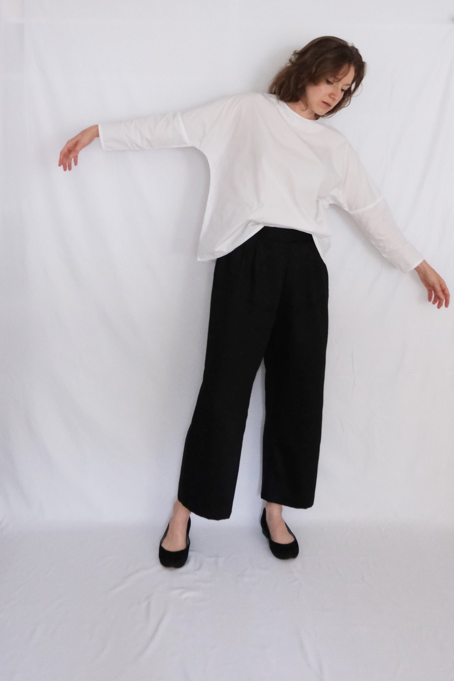 langärmeliges Oberteil aus Baumwolle