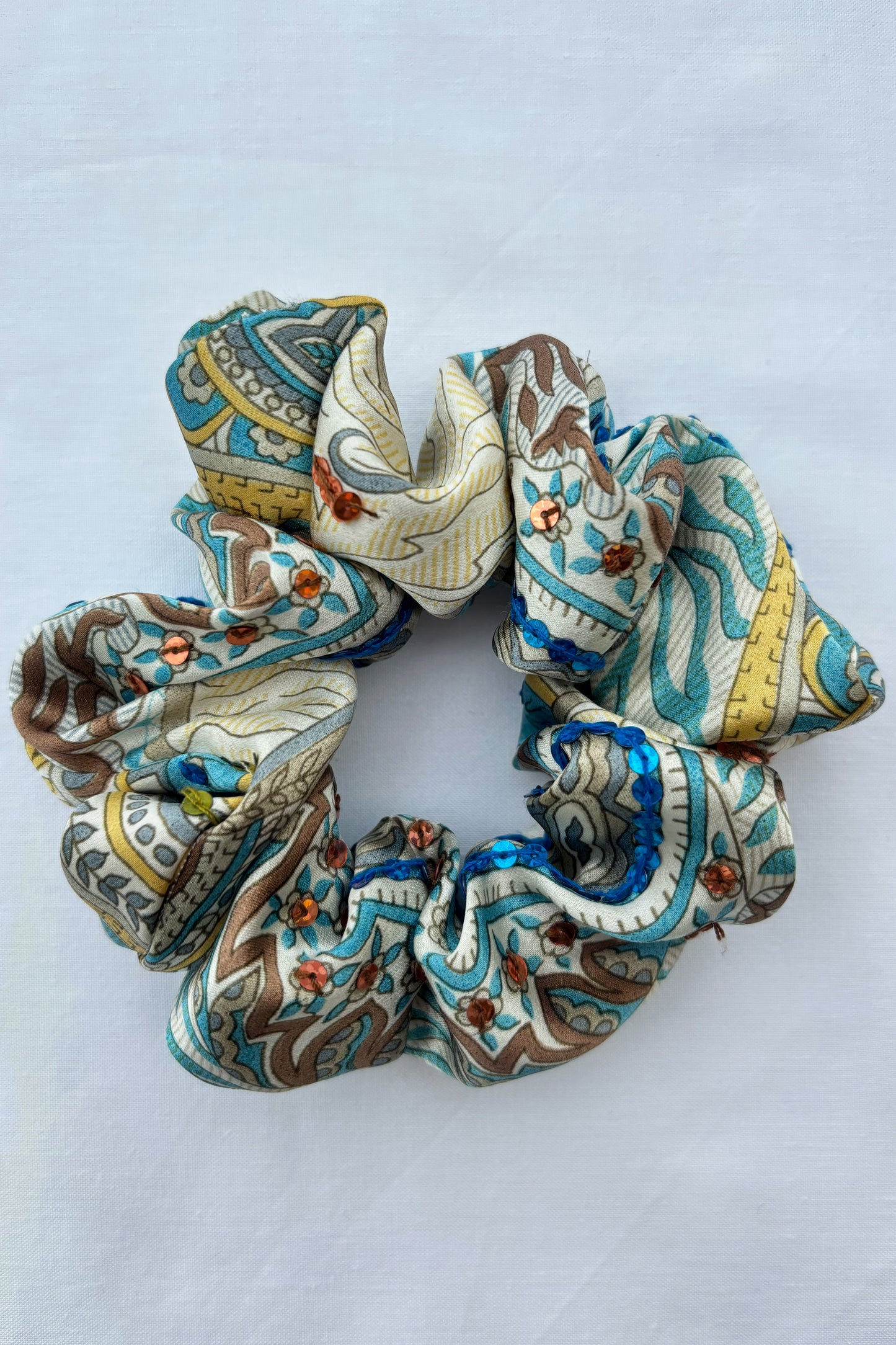 Seidenscrunchie KORALLE