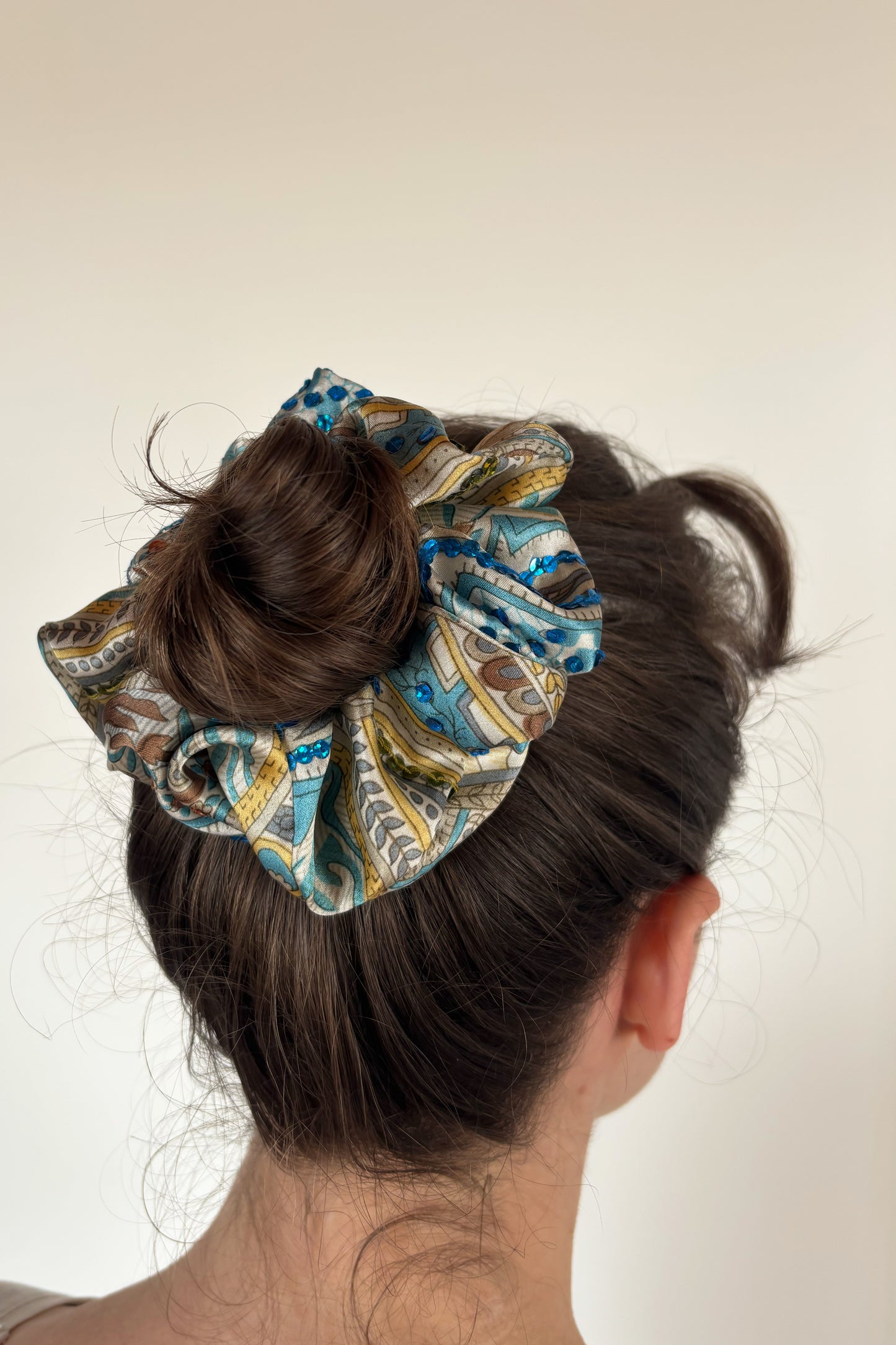 Seidenscrunchie KORALLE