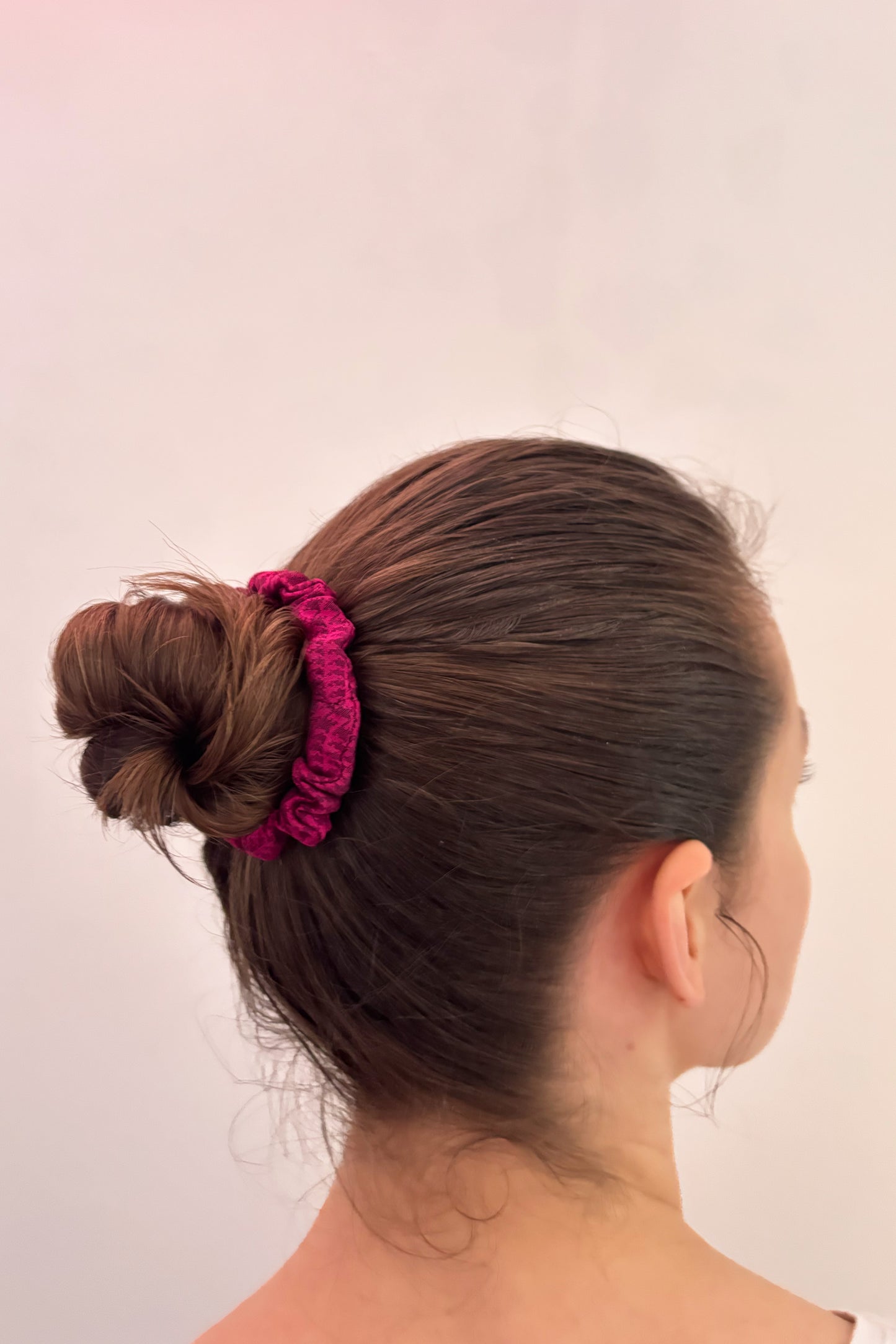 Seidenscrunchie FLAMINGO