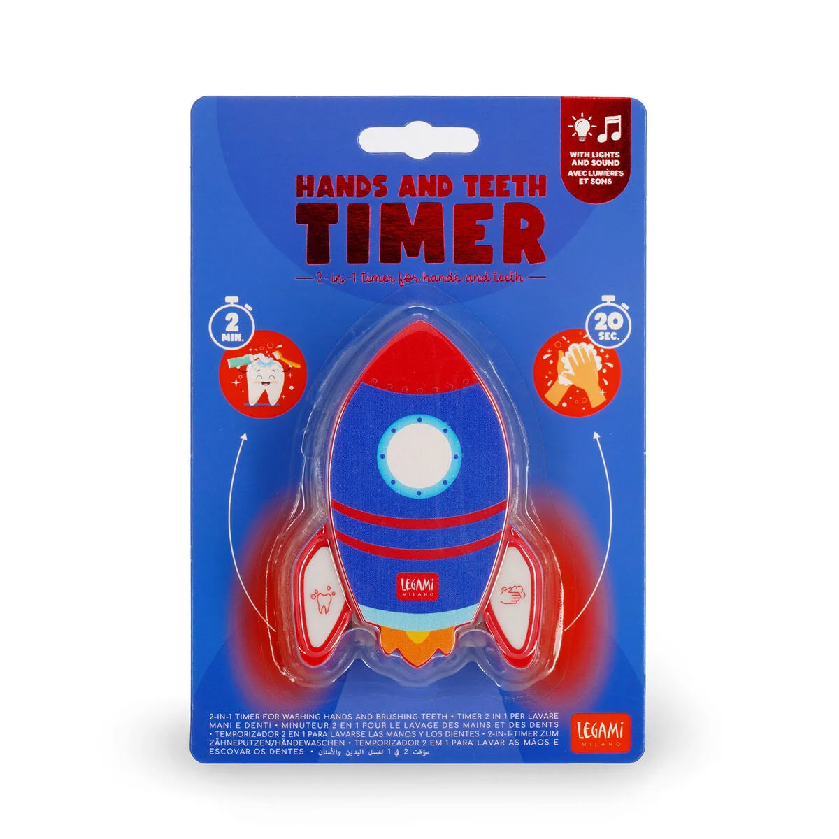 2-in-1-Timer zum Zähneputzen/Händewaschen