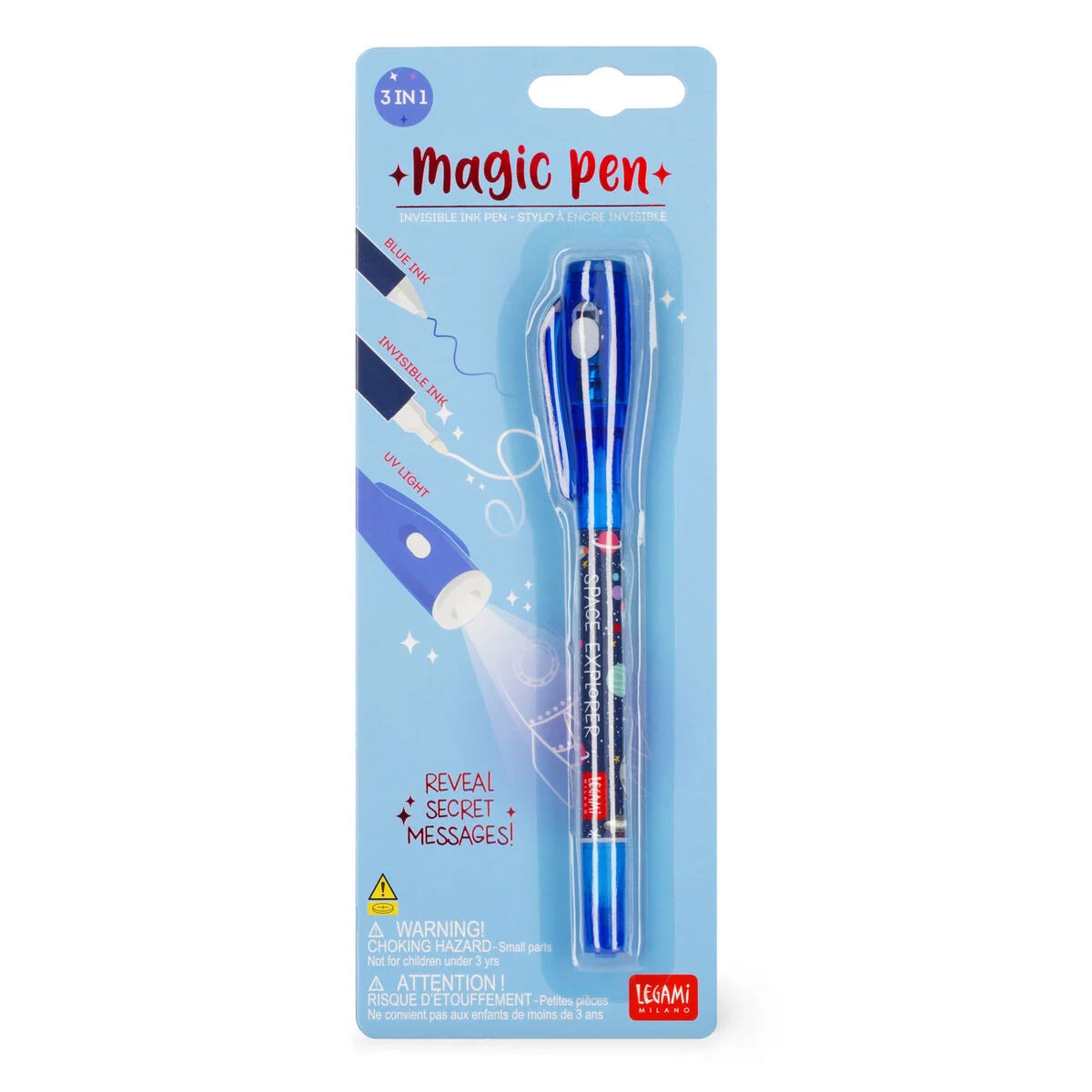 Gelstift mit unsichtbarer Tinte - Magic Pen