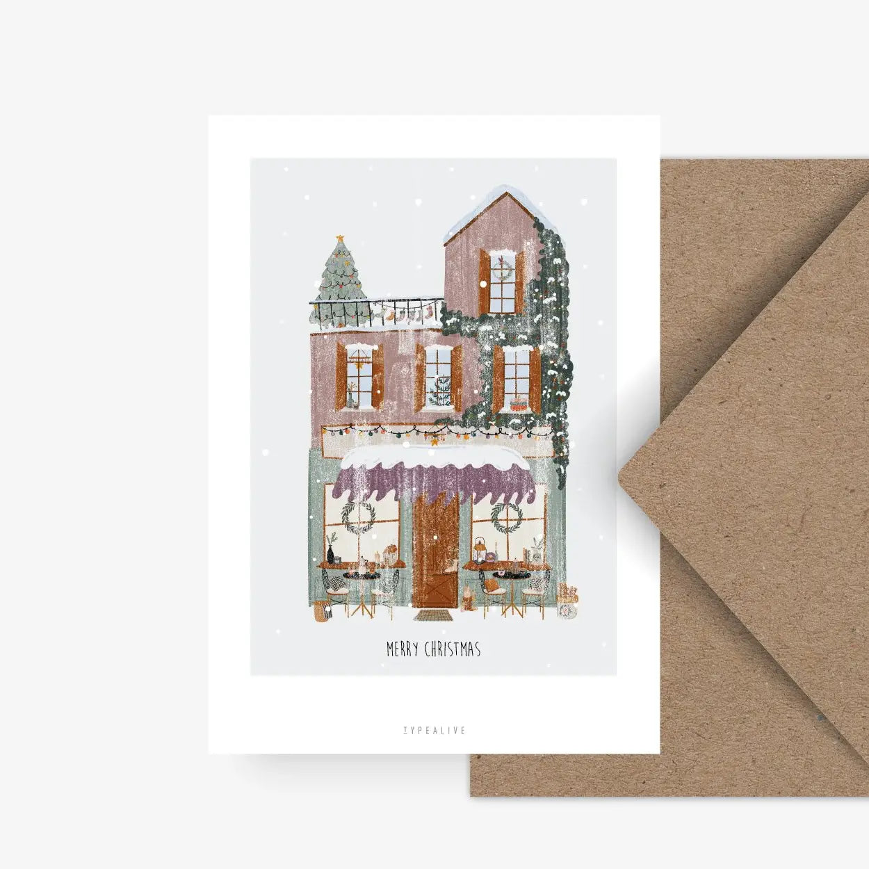 Postkarte WINTER WONDER SHOPS