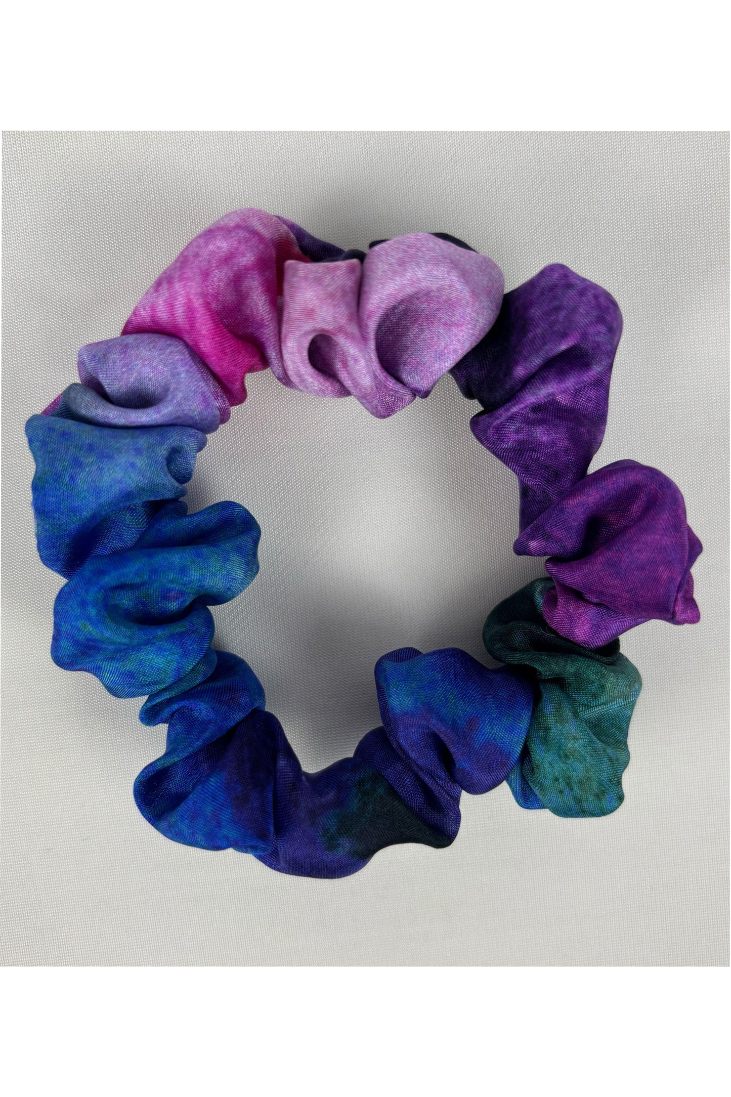 Seidenscrunchie REGENBOGEN