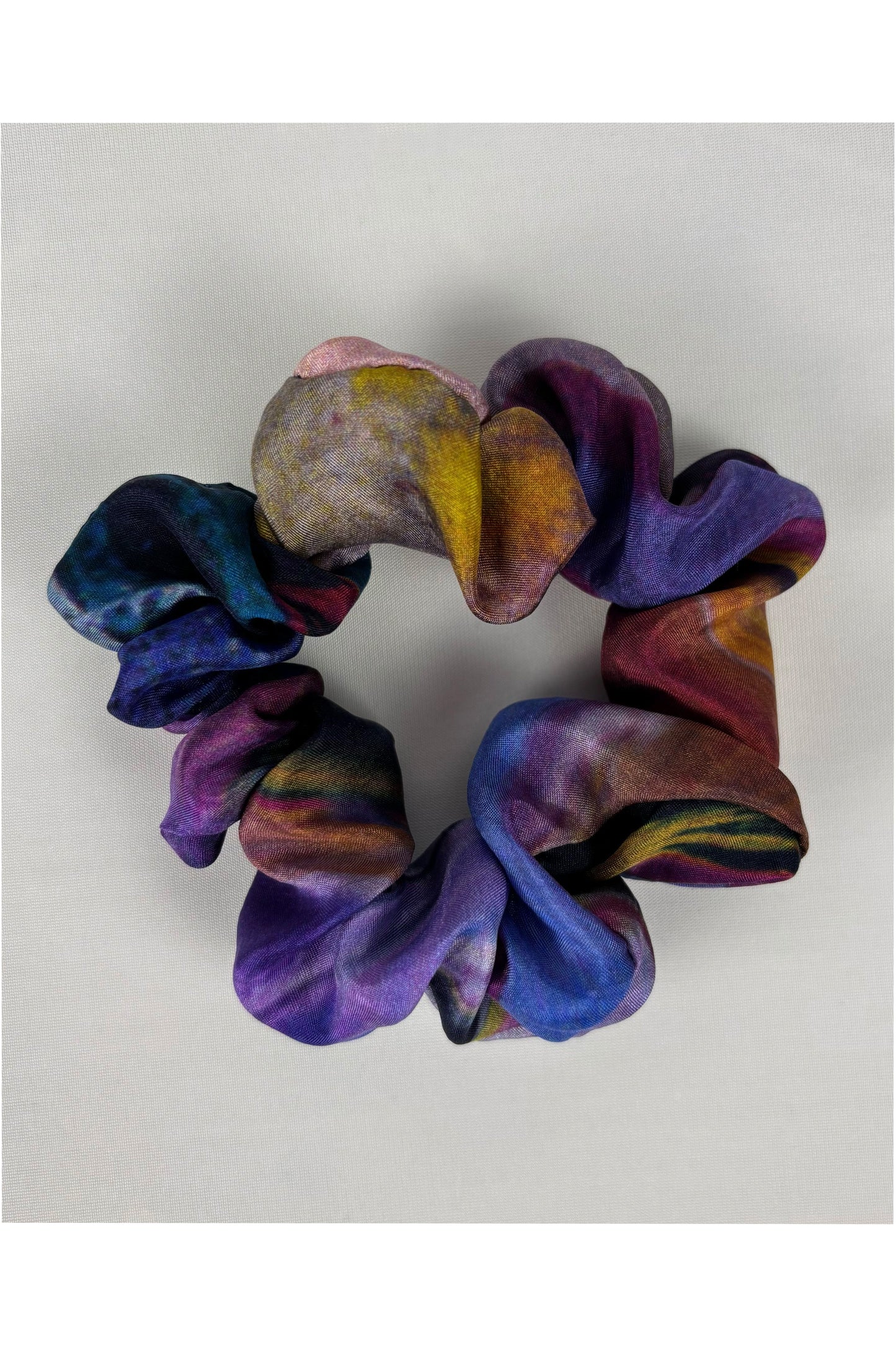 Seidenscrunchie REGENBOGEN
