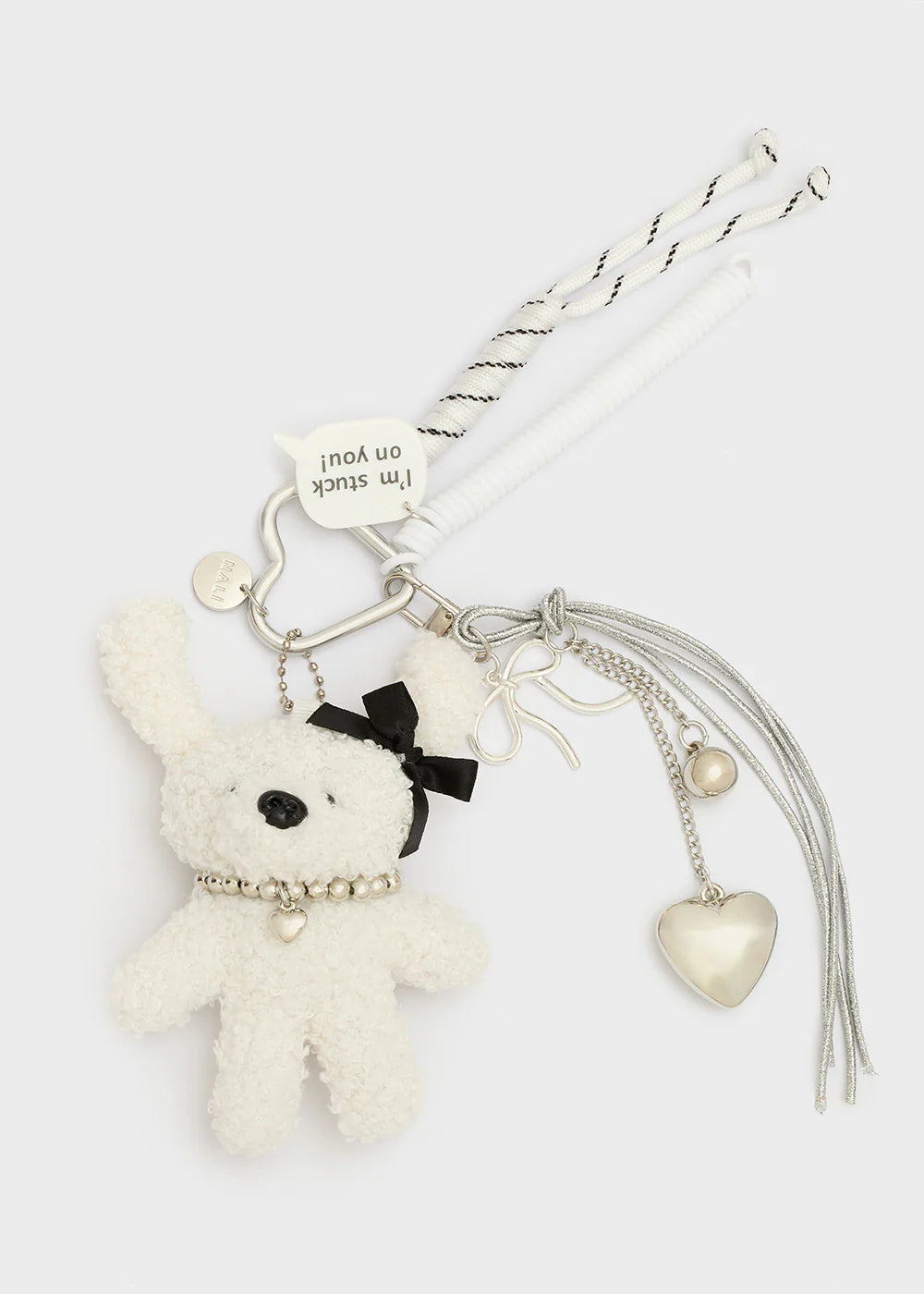 Keychain TEDDY AND HEARTS von NALI