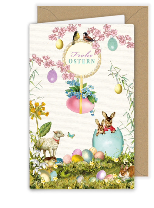 Karte FROHE OSTERN