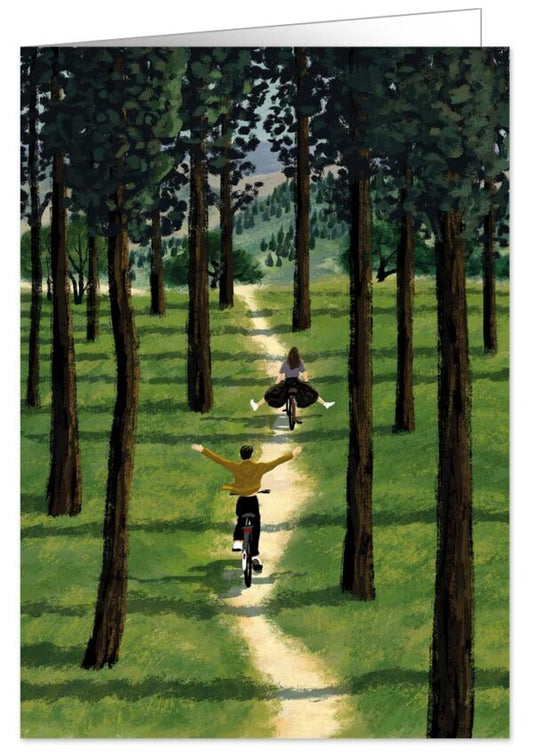 Karte CYCLING THROUGH THE WOODS