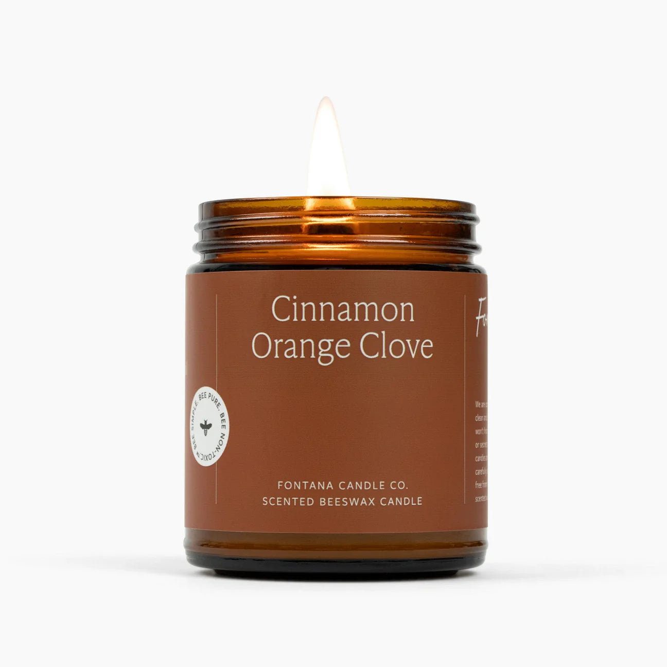CINNAMON ORANGE CLOVE - Bienenwachskerze mit ätherischem Öl