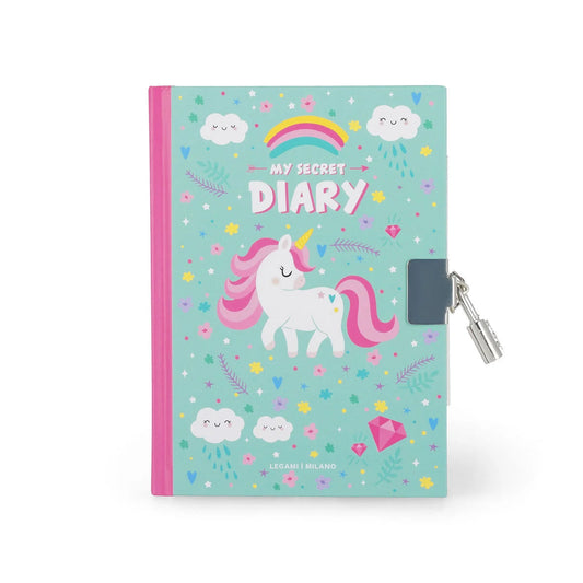 Geheimes Tagebuch mit illustriertem Hardcover und Vorhängeschloss - My Secret Diary