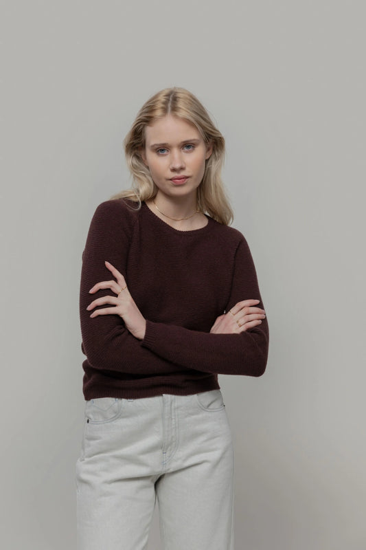 Strickpullover GIULIETTA aus Kaschmir von RIFO in braun