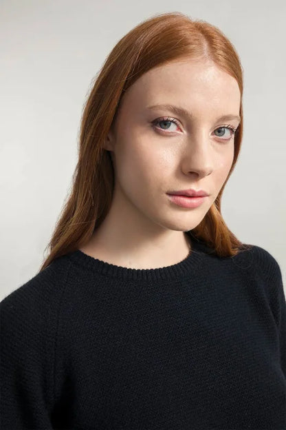 Strickpullover GIULIETTA aus Kaschmir von RIFO in schwarz