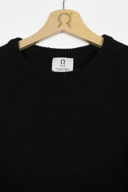 Strickpullover GIULIETTA aus Kaschmir von RIFO in schwarz