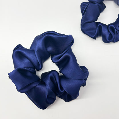 Seidenscrunchie MIDNIGHT BLUE