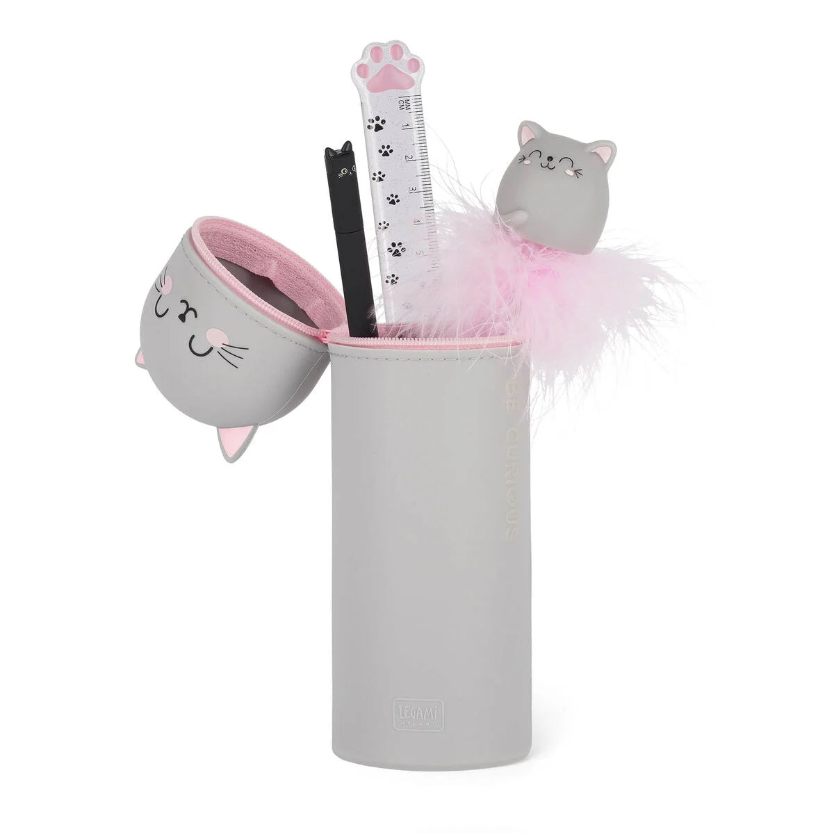 2-in-1-Federmäppchen aus Silikon