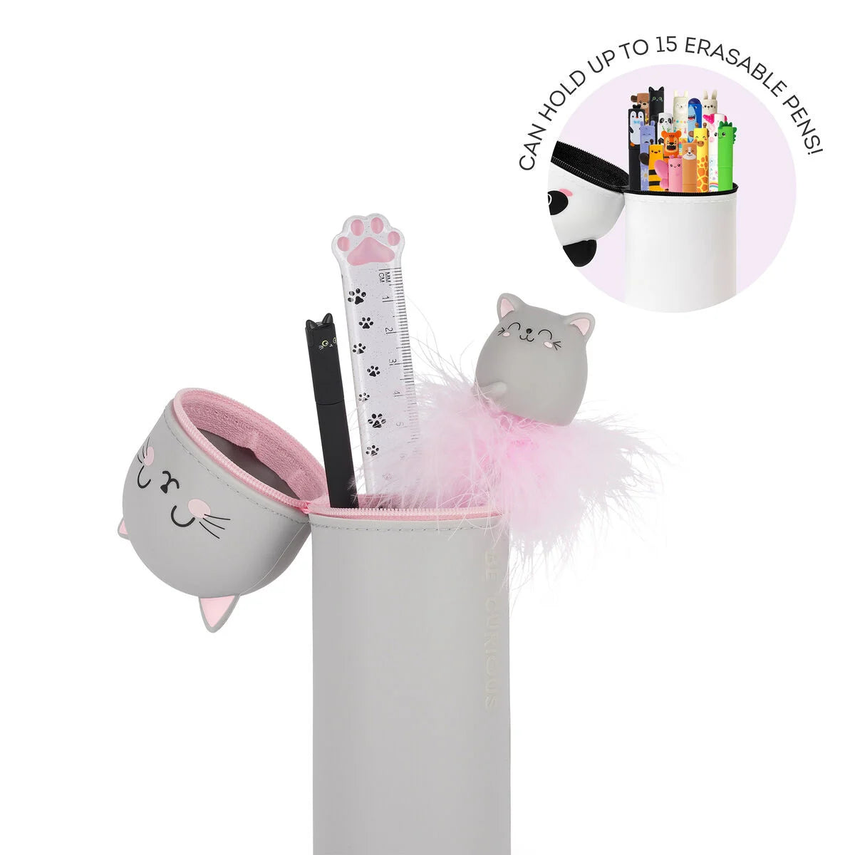 2-in-1-Federmäppchen aus Silikon