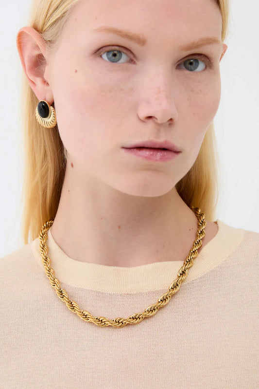 goldene, geflochtene Kette von NALI