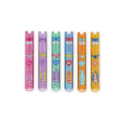 Set mit 6 Mini-Textmarkern