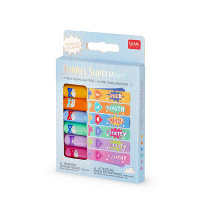 Set mit 6 Mini-Textmarkern