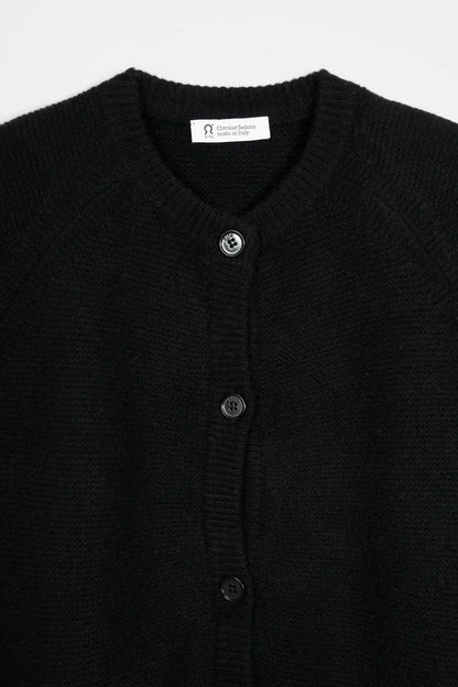 Strickjacke MAFALDA aus Kaschmir von RIFO in schwarz