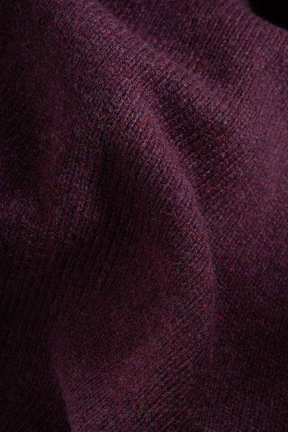 Pullover LAURA aus Wolle von RIFO in pflaume