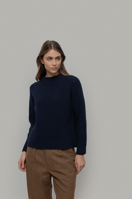 Strickpullover PAOLA aus Wolle von RIFO in dunkelblau