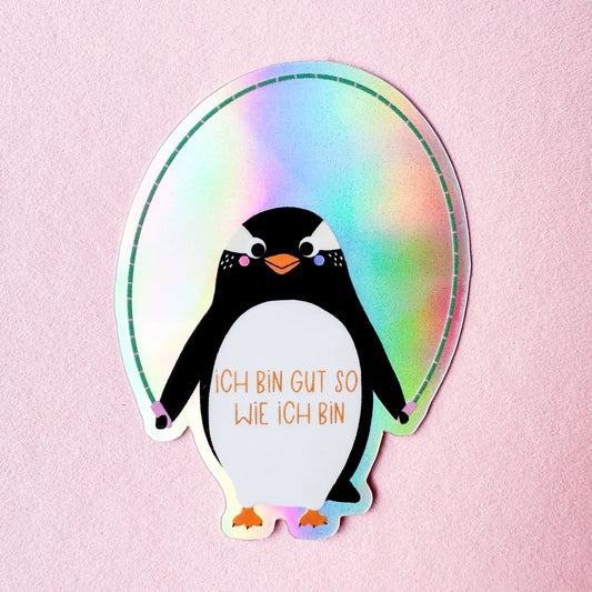 Sticker ICH BIN GUT SO WIE ICH BIN