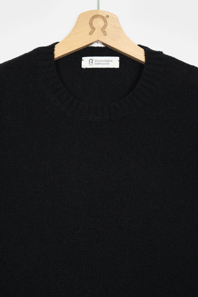 Pullover LAURA aus Wolle von RIFO in schwarz