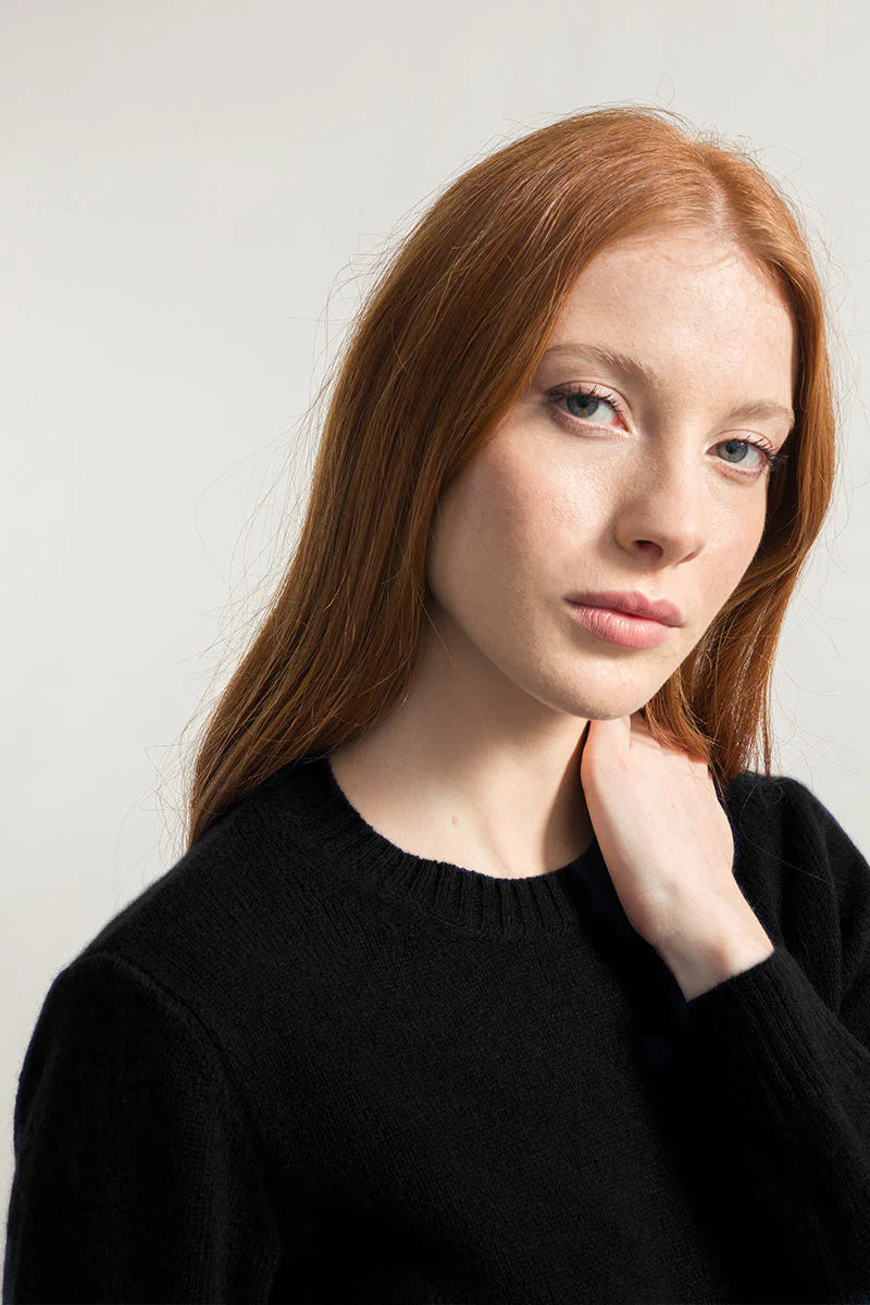 Pullover LAURA aus Wolle von RIFO in schwarz