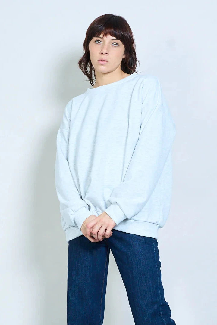 Sweatshirt EMME in hellgrau