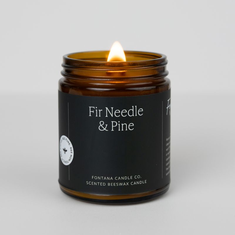 FIR & PINE - Bienenwachskerze mit ätherischem Öl