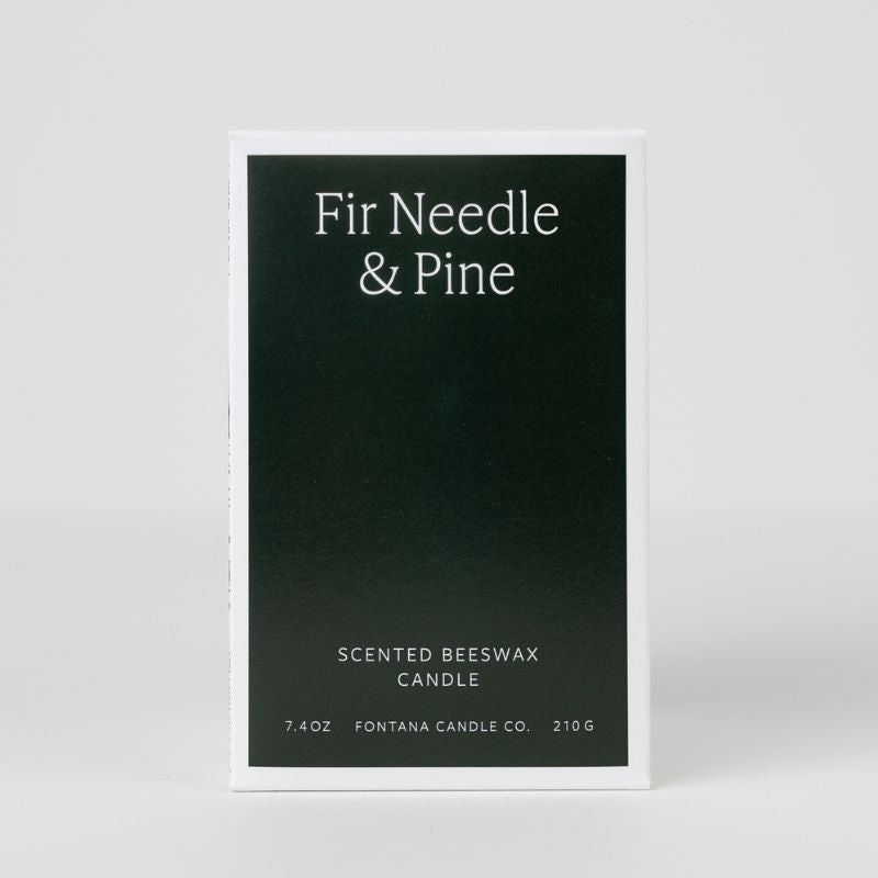 FIR & PINE - Bienenwachskerze mit ätherischem Öl