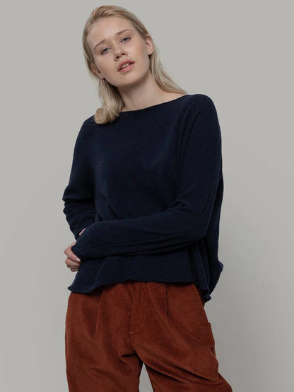 Pullover DOROTEA aus Kaschmir von RIFO in dunkelblau