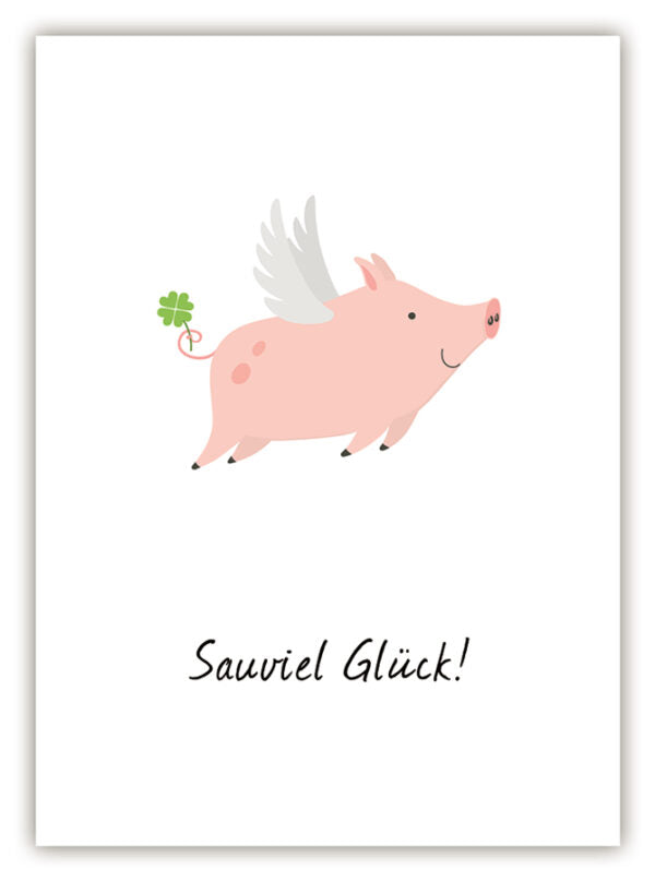 Postkarte SAUVIEL GLÜCK